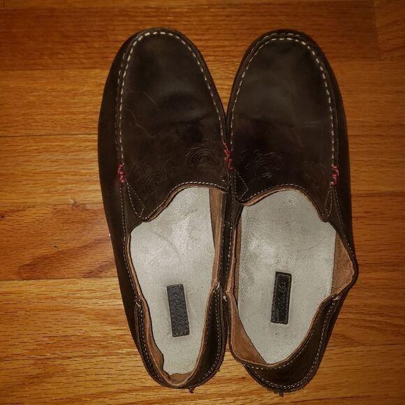 Olukai Nohea nubuck leather loafers Womans Size 9 - Picture 4 of 7
